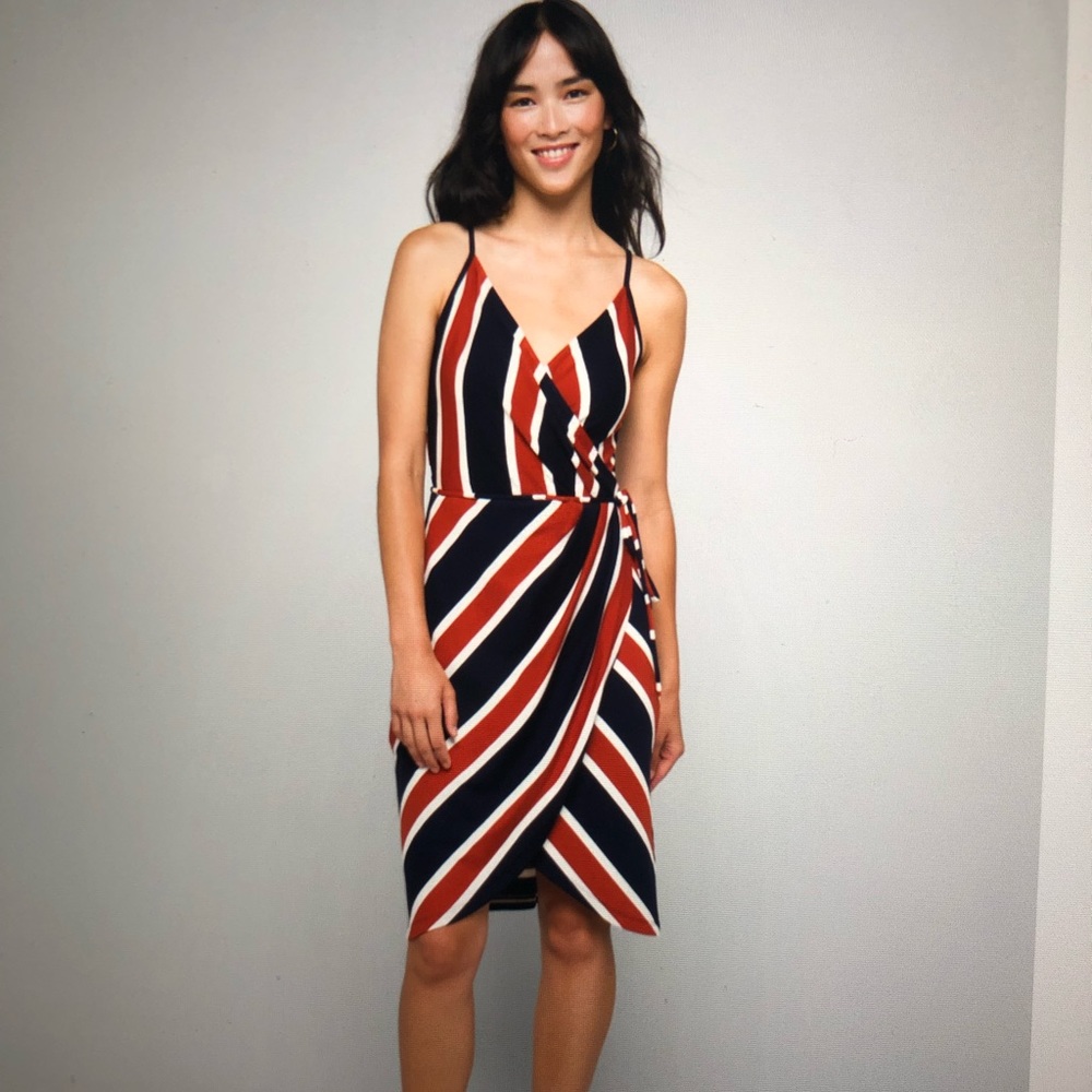 Faux Wrap Knit Dress - NWT